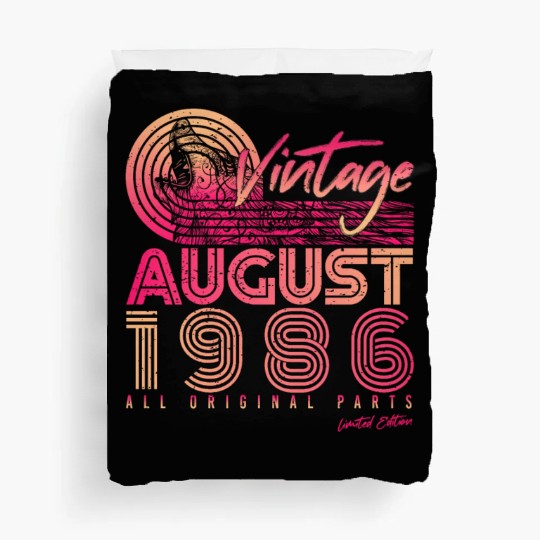 Year Of Construction In August 1986 Duvet Covers
