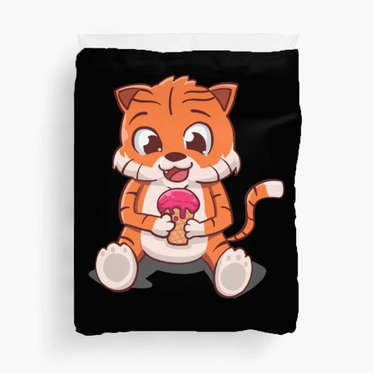 Tiger Ice cream Duvet Covers