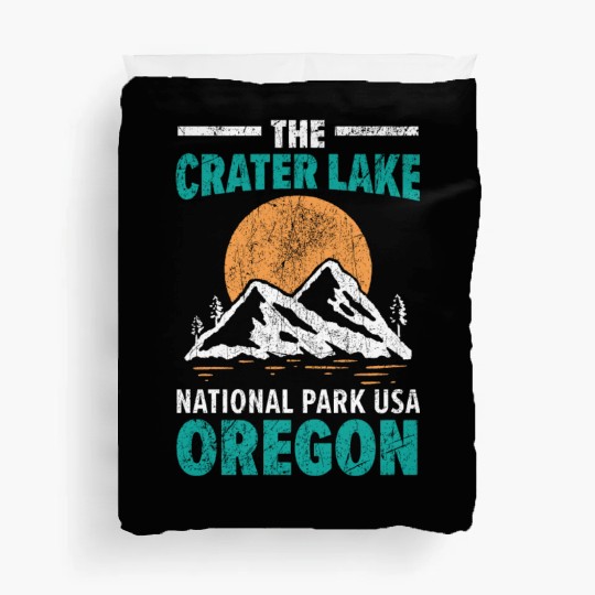 The Crater Lake National Park USA Oregon America Duvet Covers