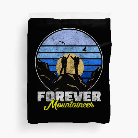 Climber The Alps Mountaineering Climbers Duvet Covers