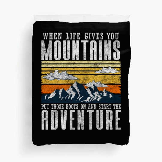 Climber The Alps Mountaineering Climbers Duvet Covers