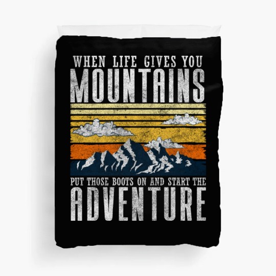 Climber The Alps Mountaineering Climbers Duvet Covers