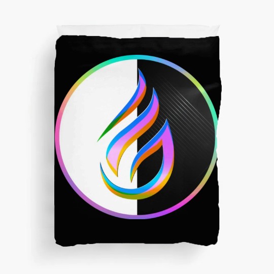 The Crystal Flame of Transmutation Duvet Covers