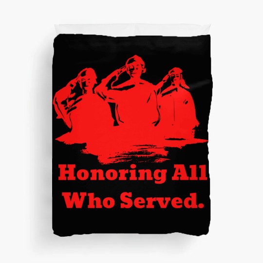 Thank You Veterans l Veterans Day Gift Idea Duvet Covers