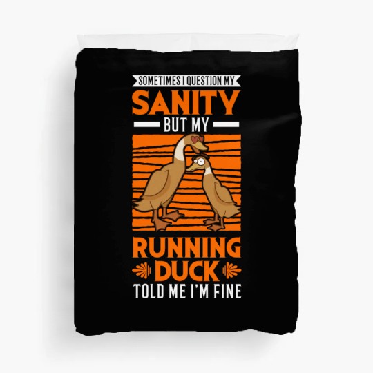 Running Duck Sanity Duvet Covers