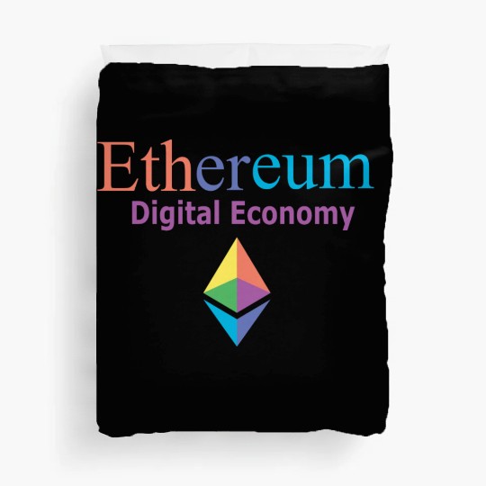 ETHEREUM DIGITAL ECONOMY Duvet Covers