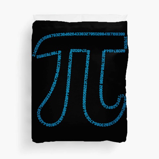 Irrational Number Math Physics 3.14 Pi Day Duvet Covers
