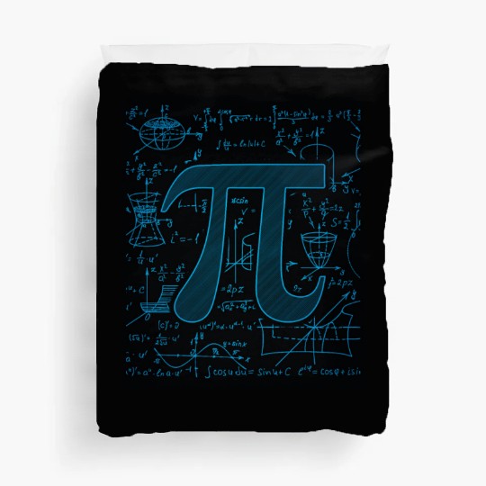 3.14 Pi Day Math Physics Irrational Number Circumf Duvet Covers