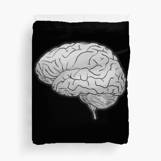 Human Anatomy Brain Duvet Covers