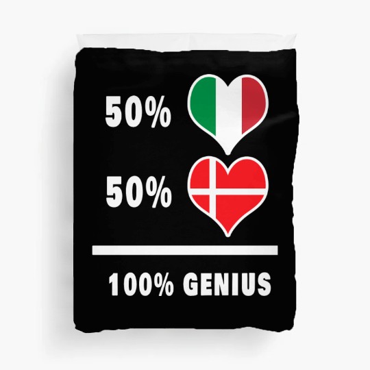 Italy and Denmark genius / gift Duvet Covers