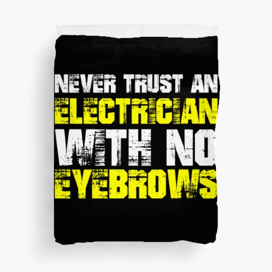 Electrician Electrical Engineer Lineman Duvet Covers