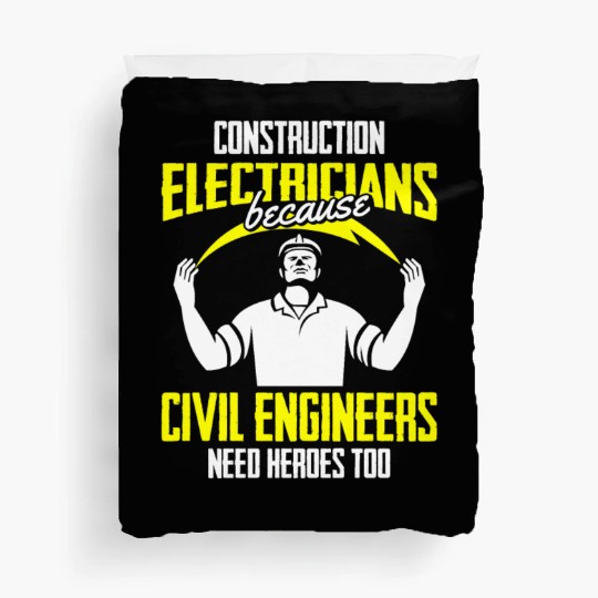 Electrician Electrical Engineer Lineman Duvet Covers