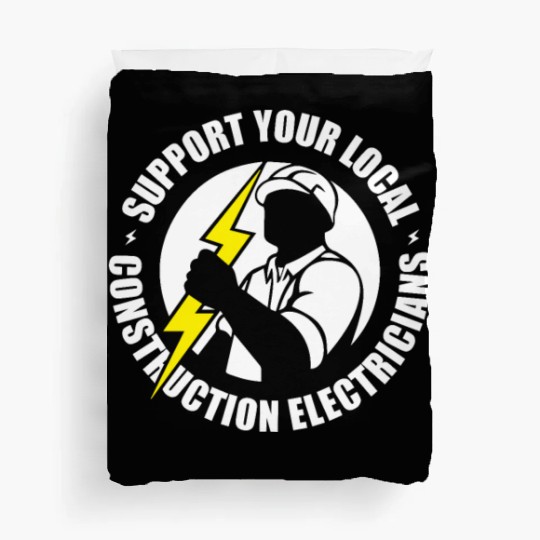 Electrician Electrical Engineer Lineman Duvet Covers