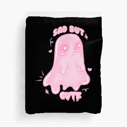 Pastel Goth Ghost | Sad but Cute | Creepy Cute Duvet Covers