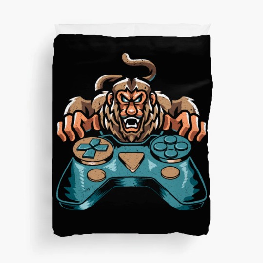 Gamer Proboscis Monkey Ape Wildlife Zookeeper Duvet Covers