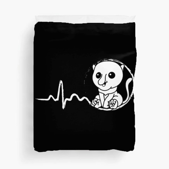 Proboscis Monkey Heartbeat Ape Wildlife Zookeeper Duvet Covers