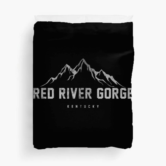 Distressed Red River Gorge Kentucky Duvet Covers