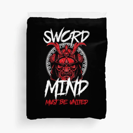 Samurai Katana Manga Honor Duvet Covers