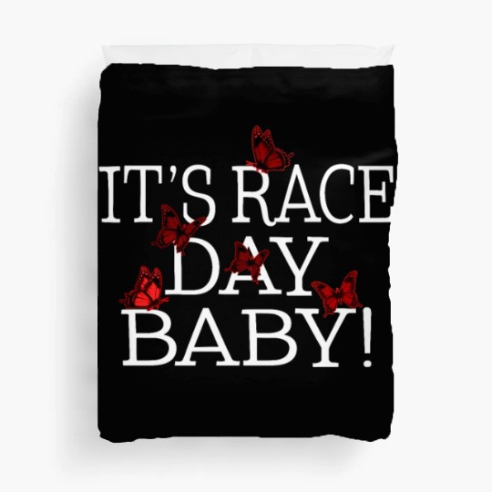 Racing Duvet Covers, It's Race Day Baby Butterfly Duvet Covers,