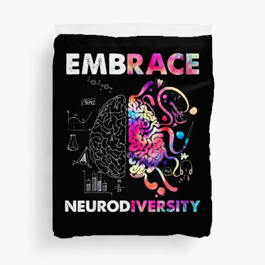 Embrace Neurodiversity Autism Awareness Duvet Covers
