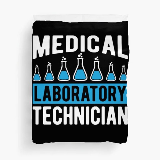Lab Tech Medical Laboratory Technician Chemist Duvet Covers