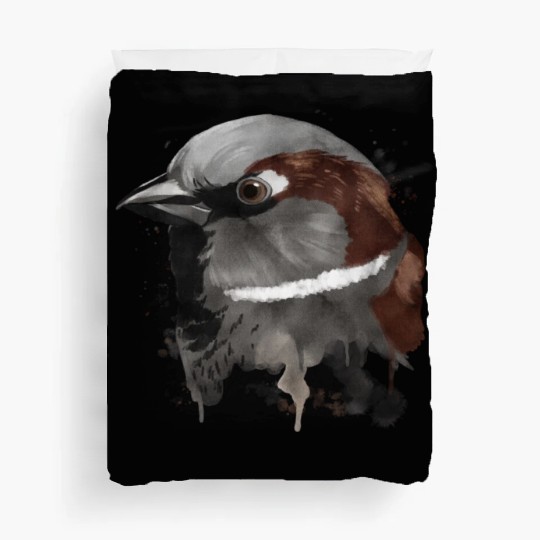 Splash Bird Sparrow Duvet Covers