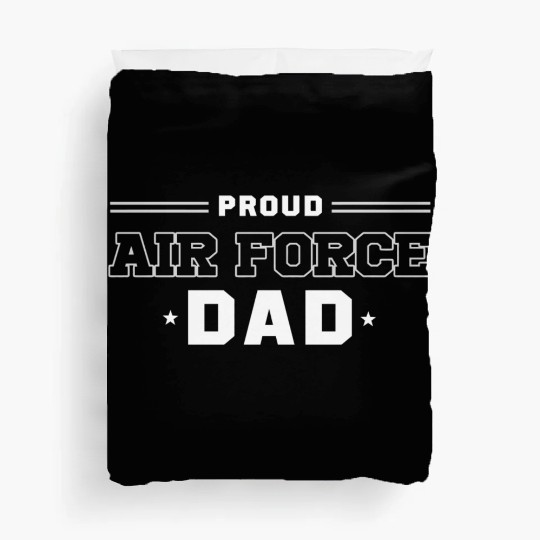 Proud Us Air Force Dad Military Pride Duvet Covers