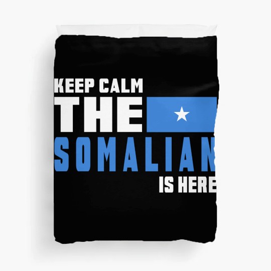 Keep calm Somalia flag design Duvet Covers