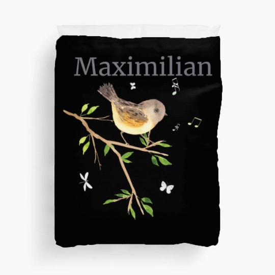 Waldier Vogel Name Maximilian Duvet Covers