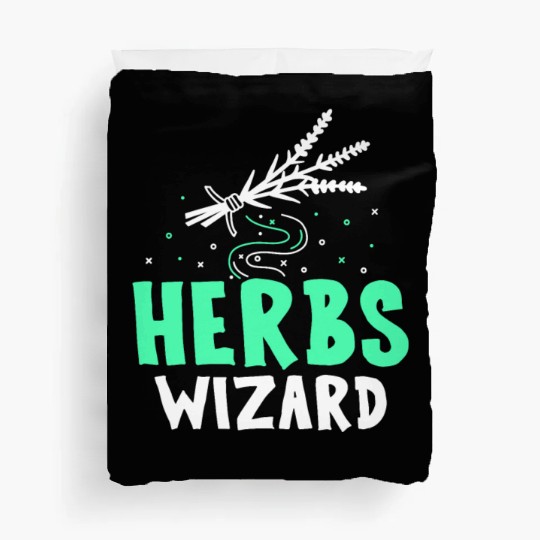 Herbs Wizard Herbalist Herb Herbalism Gardening Duvet Covers