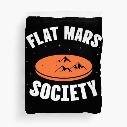 Flat Mars Society Duvet Covers