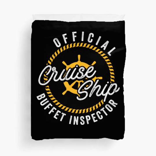 Funny Cruise Ship Buffet Inspector Partners Duvet Covers