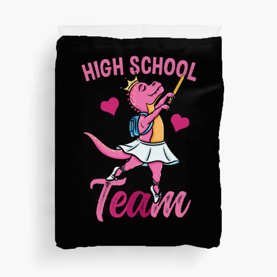High School Team Ballet Back To School Girls Duvet Covers