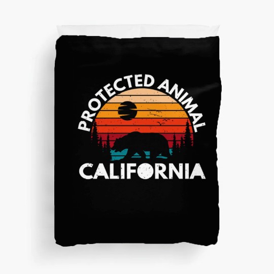 California Bear Retro Duvet Covers