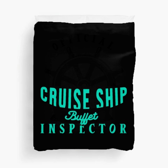 Funny Cruise Ship Buffet Inspector Partners Duvet Covers
