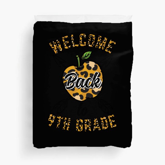 Welcome Back To 9th Grade Leopard Print Duvet Covers