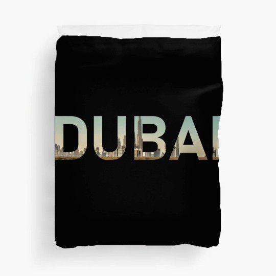 Dubai Desert Skyline United Arab Emirates UAE Duvet Covers