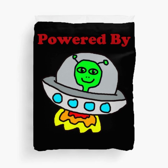 Powered By Aliens Duvet Covers