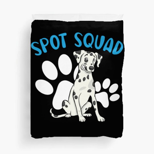 Spot Squad Paw Love Puppy Breeder Dalmatian Dog Duvet Covers