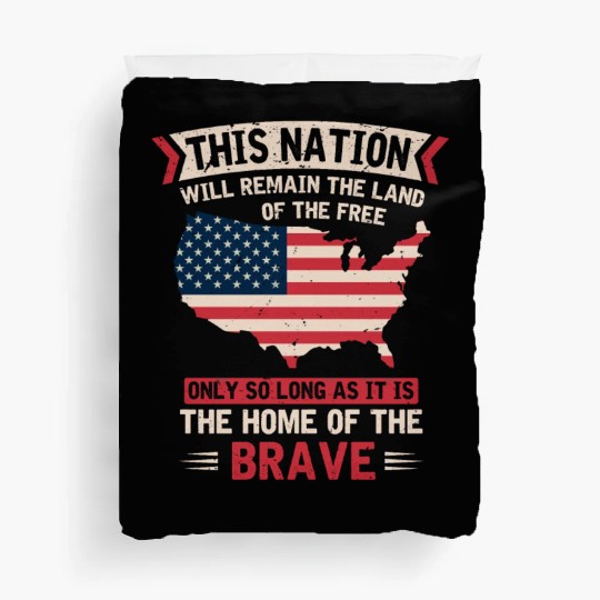 US Patriotic Quotes, Patriot, Patriots Duvet Covers