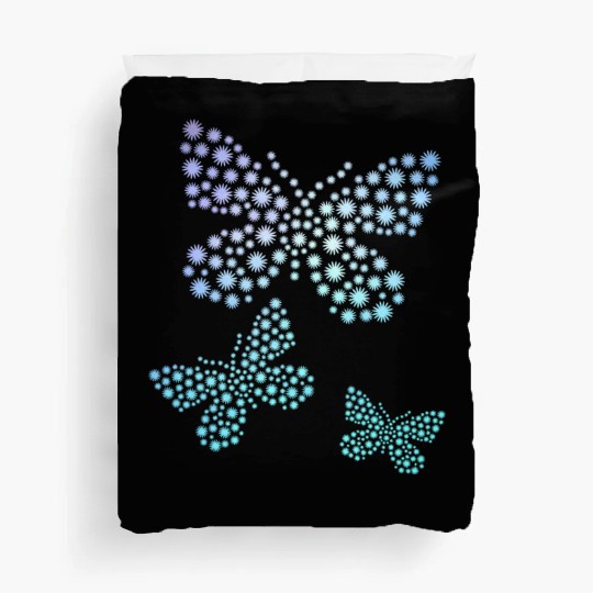 Butterfly Flower Women Girls Duvet Covers