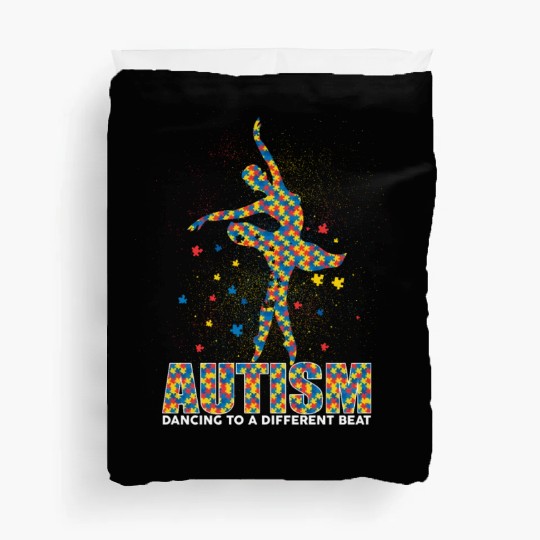 Autism Ballet Dancing To A Different Beat Women Duvet Covers