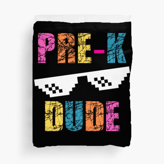 Kids Kindergarten Dude Duvet Covers Back To School