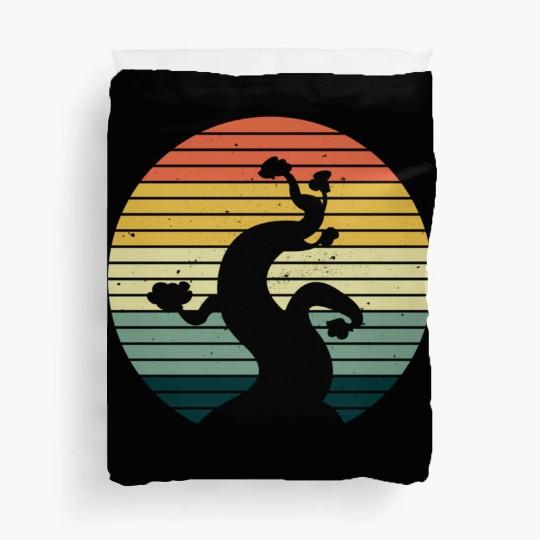 Bonsai Tree Retro Vintage Miniature Gardening Gift Duvet Covers