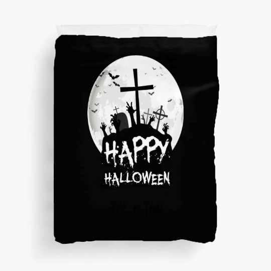 Halloween trick or treat Duvet Covers