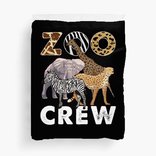 Zookeeper Wild Animals Duvet Covers