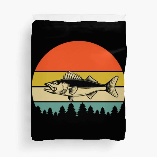 Walleye Fishing Duvet Covers