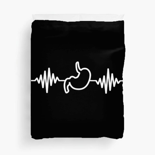 Tummy Ache Survivor Beat Line Duvet Covers