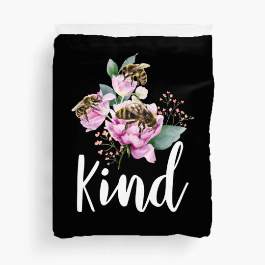 Save The Bees Bee Kind Climate Change Environ Duvet Covers