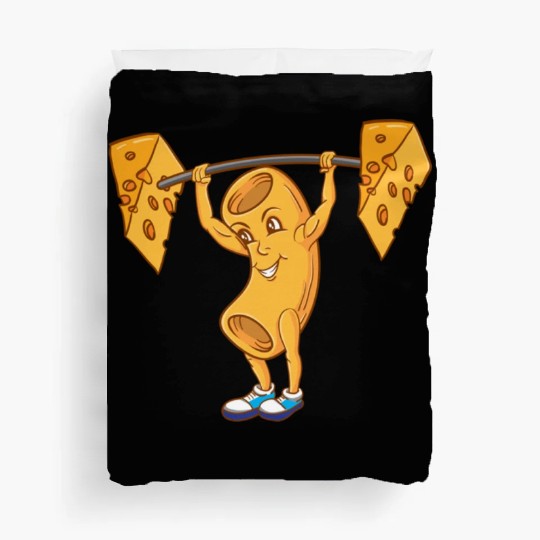Macaroni Cheeselifting For Macaroni Cheese Lover Duvet Covers